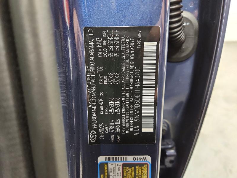 Продажа на аукционе авто 2026 Hyundai Tucson, vin: 5NMJB3DE1TH640700, номер лота: 50407146