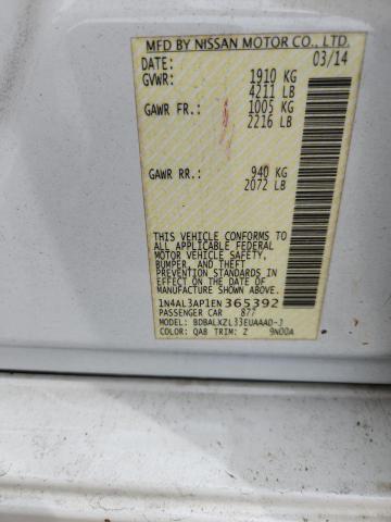 2014 Nissan Altima მანქანა იყიდება აუქციონზე, vin: 1N4AL3AP1EN365392, აუქციონის ნომერი: 52134676