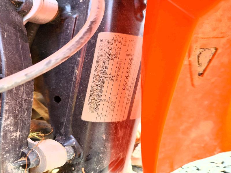 Продажа на аукционе авто 2012 Ktm 350, vin: VBKEXL402CM179036, номер лота: 46060886