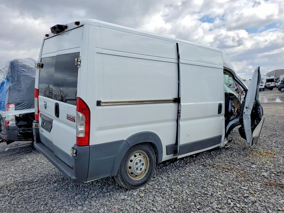 48486216 :رقم المزاد ، 3C6TRVCG0HE522730 vin ، 2017 Ram Promaster 2500 مزاد بيع
