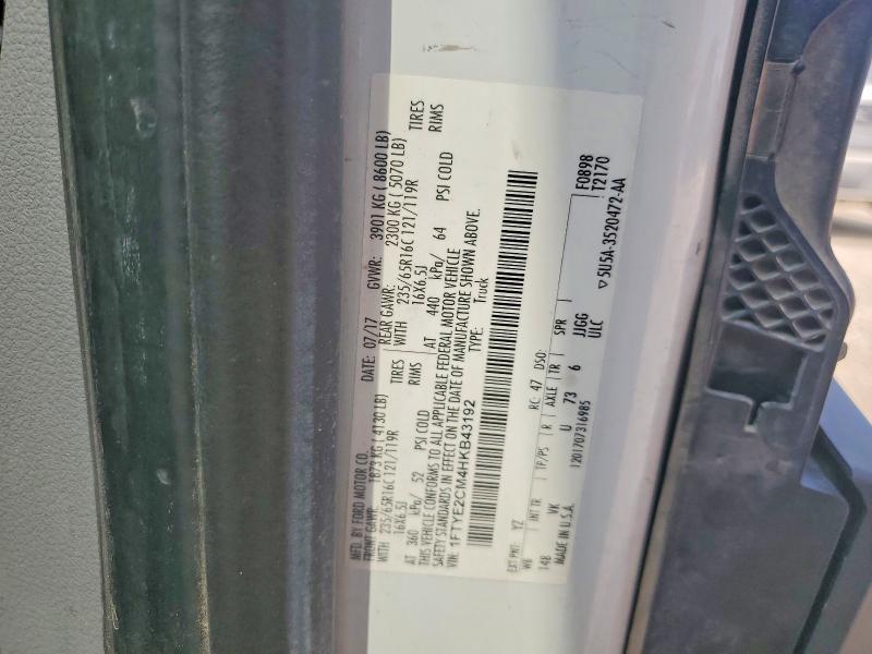 Продаж на аукціоні авто 2017 Ford Transit, vin: 1FTYE2CM4HKB43192, номер лоту: 50585356