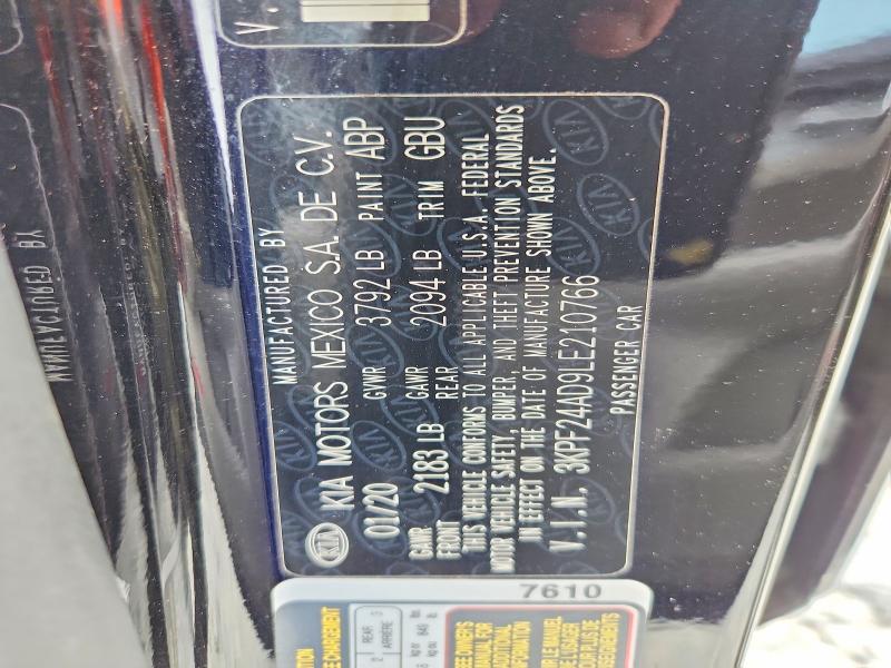 Продажа на аукционе авто 2020 Kia Forte, vin: 3KPF24AD9LE210766, номер лота: 51358326