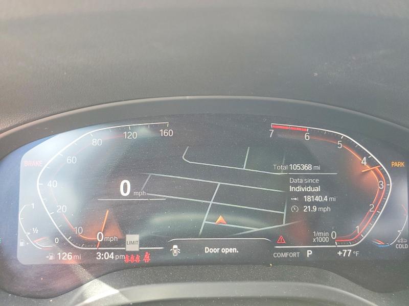 2021 Bmw X4 მანქანა იყიდება აუქციონზე, vin: 5UX2V1C0XM9G91052, აუქციონის ნომერი: 50933296