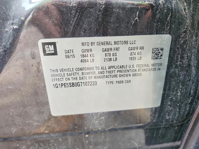 Продаж на аукціоні авто 2016 Chevrolet Cruze Limited, vin: 1G1PE5SB0G7107233, номер лоту: 48548246
