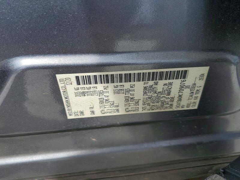 Aukcja sprzedaży 2021 Nissan Rogue, vin: 5N1AT3BA0MC709076, numer aukcji: 48660416