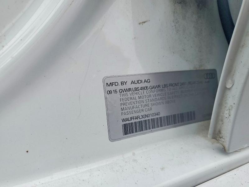 Aukcja sprzedaży 2016 Audi A4, vin: WAUFFAFL3GN010340, numer aukcji: 48424516