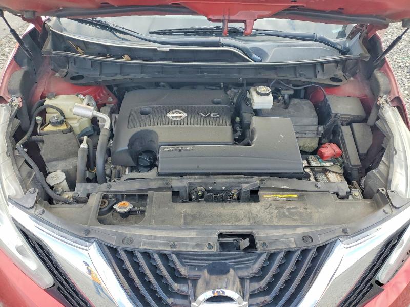 51318196 :رقم المزاد ، 5N1AZ2MH1FN278452 vin ، 2015 Nissan Murano مزاد بيع