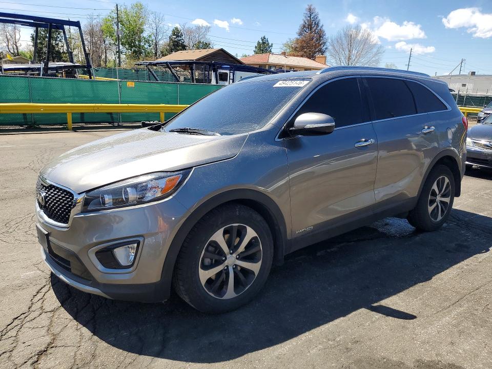 2016 Kia Sorento მანქანა იყიდება აუქციონზე, vin: 5XYPHDA50GG124170, აუქციონის ნომერი: 49425146
