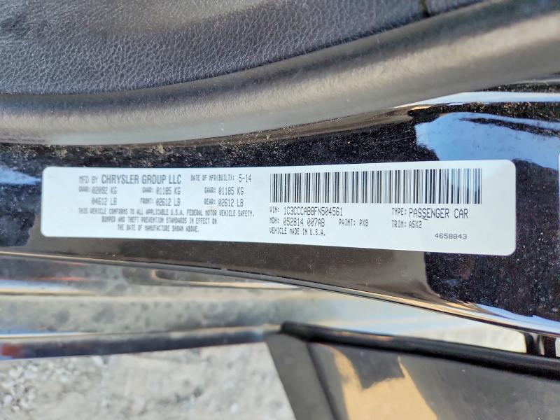 Продаж на аукціоні авто 2015 Chrysler 200, vin: 1C3CCCAB8FN504561, номер лоту: 49501006