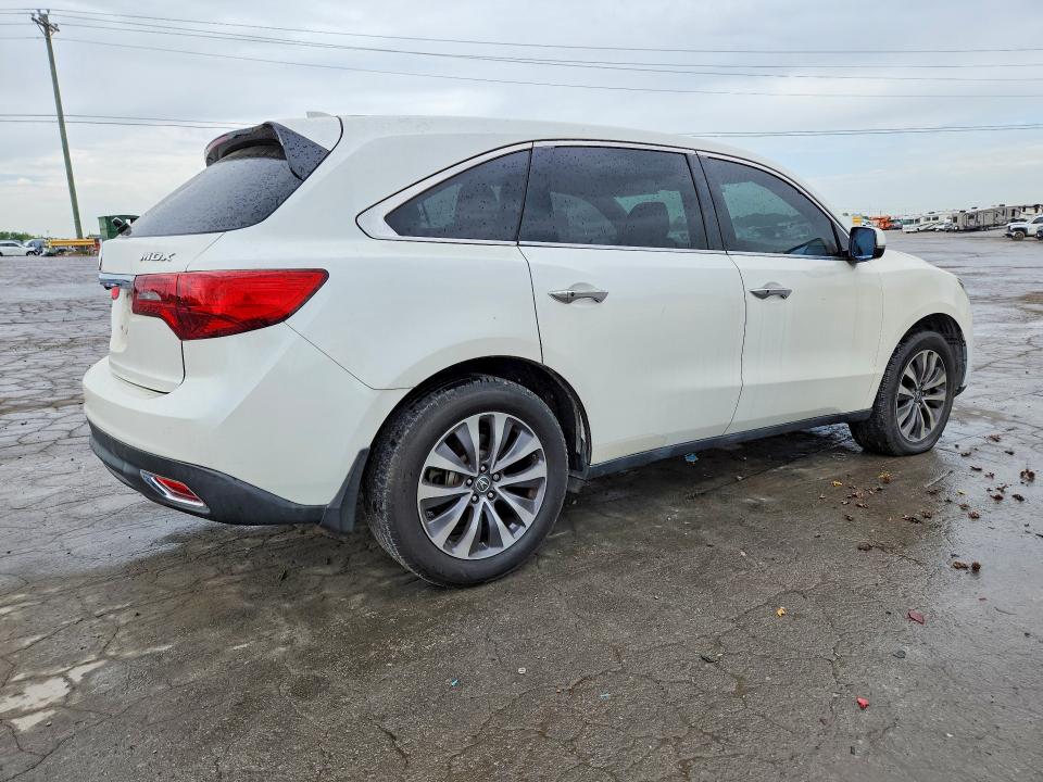 49803266 :رقم المزاد ، 5FRYD3H48FB007674 vin ، 2015 Acura Mdx مزاد بيع