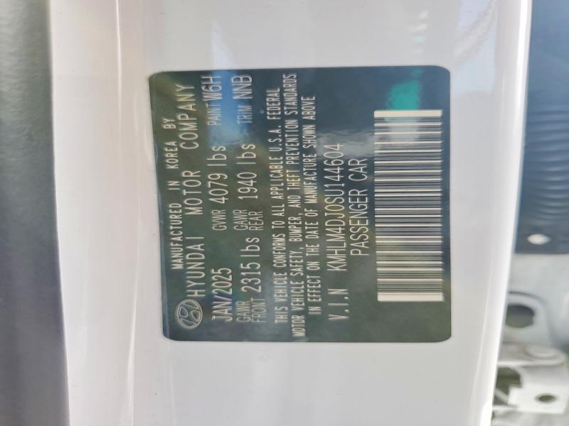 Aukcja sprzedaży 2025 Hyundai Elantra Hybrid, vin: KMHLM4DJ0SU144604, numer aukcji: 49753776