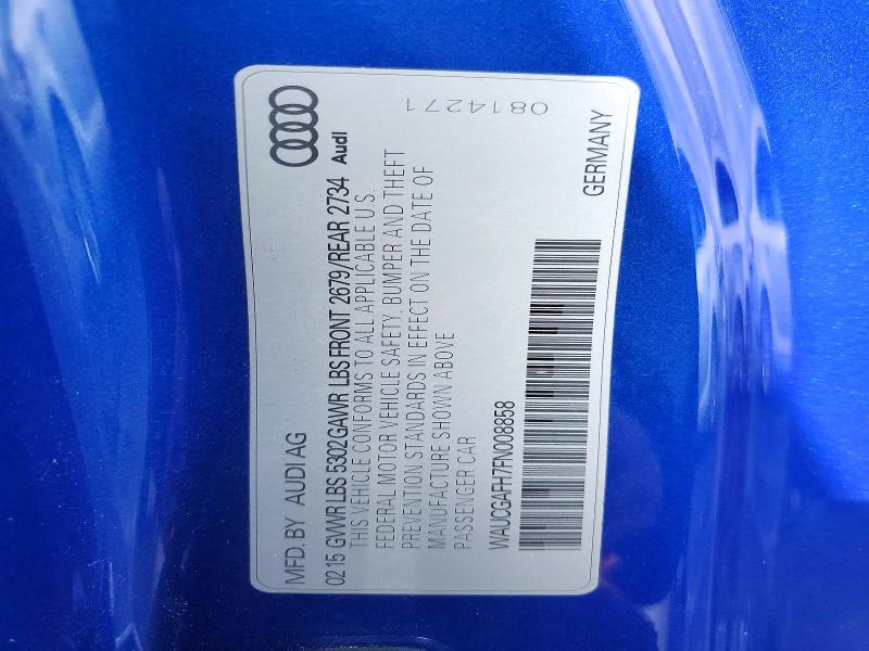 Aukcja sprzedaży 2015 Audi S5, vin: WAUCGAFH7FN008858, numer aukcji: 50970496