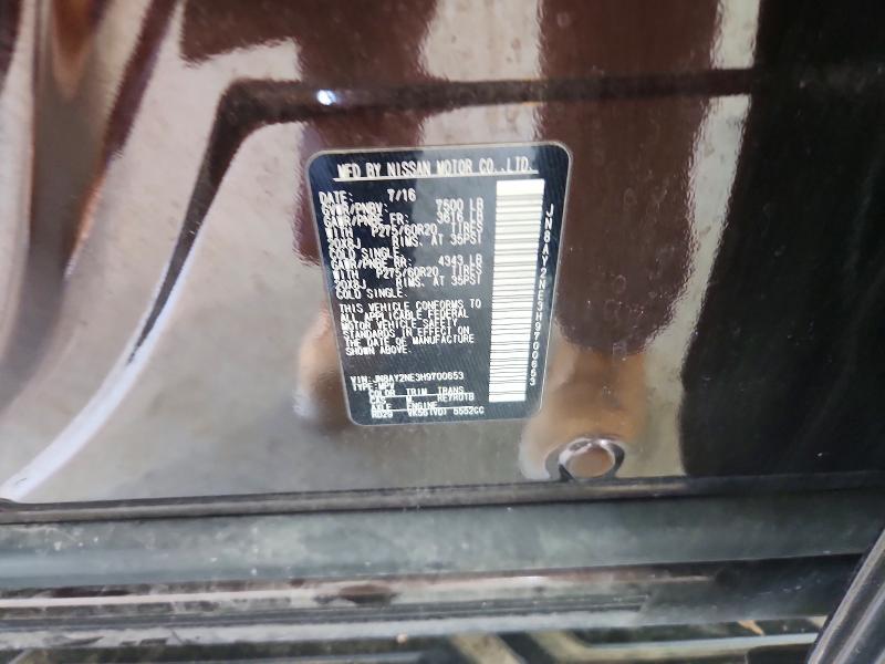 Aukcja sprzedaży 2017 Nissan Armada, vin: JN8AY2NE3H9700653, numer aukcji: 50684226