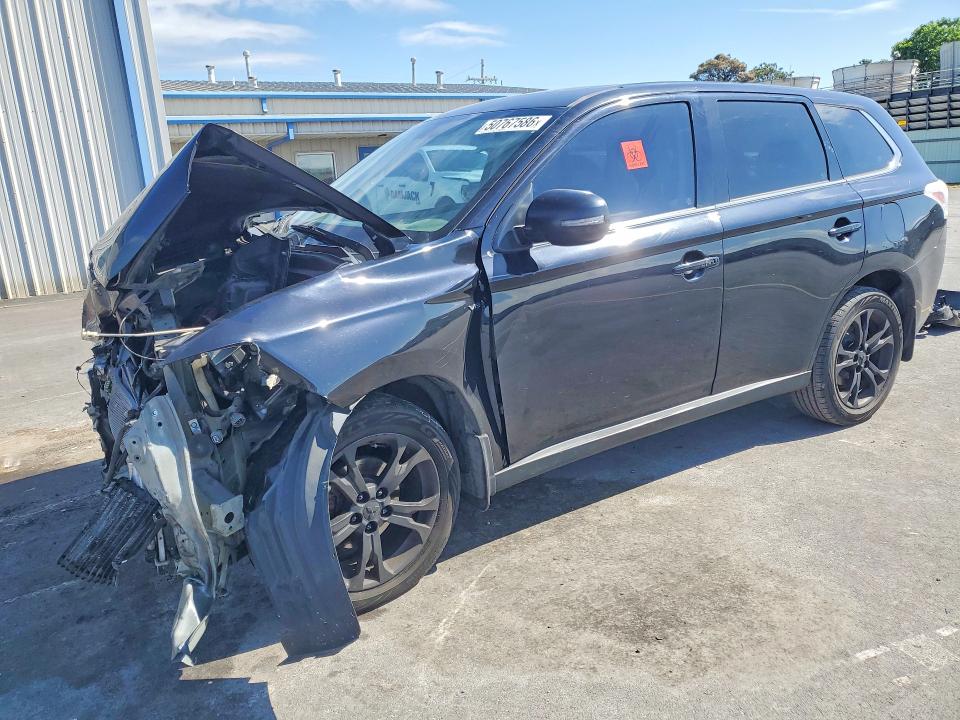 2014 Mitsubishi Outlander მანქანა იყიდება აუქციონზე, vin: JA4JZ4AX7EZ017436, აუქციონის ნომერი: 50767586