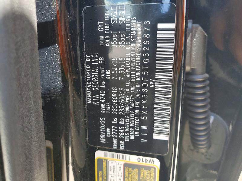 Aukcja sprzedaży 2026 Kia Sportage, vin: 5XYK33DF5TG329873, numer aukcji: 49628306