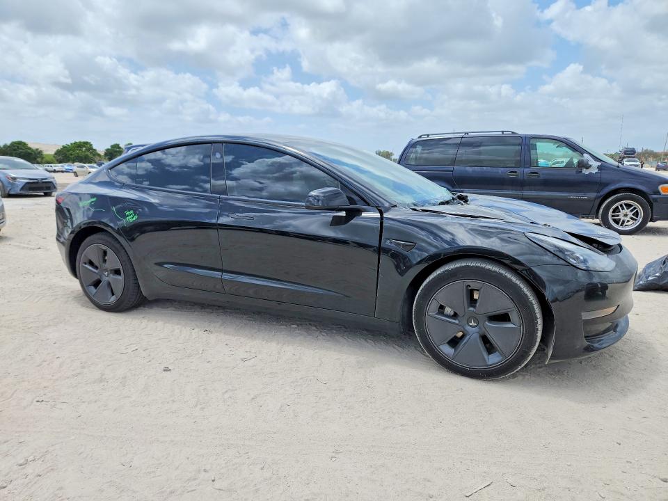 2023 Tesla Model 3 მანქანა იყიდება აუქციონზე, vin: 5YJ3E1EA6PF555844, აუქციონის ნომერი: 49286166