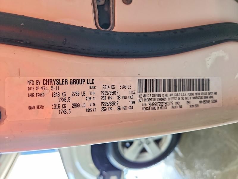 48662386 :رقم المزاد ، 3D4PG1FG5BT561775 vin ، 2011 Dodge Journey مزاد بيع