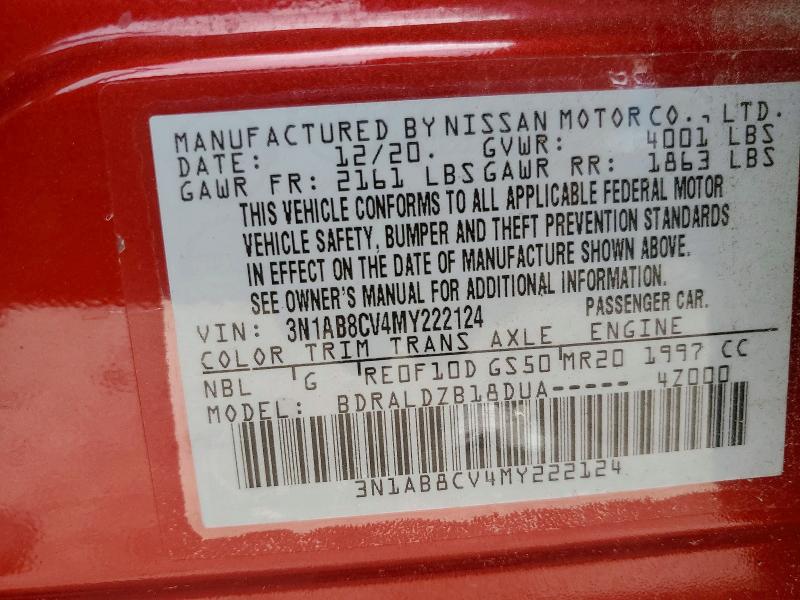 Продажа на аукционе авто 2021 Nissan Sentra, vin: 3N1AB8CV4MY222124, номер лота: 51982126