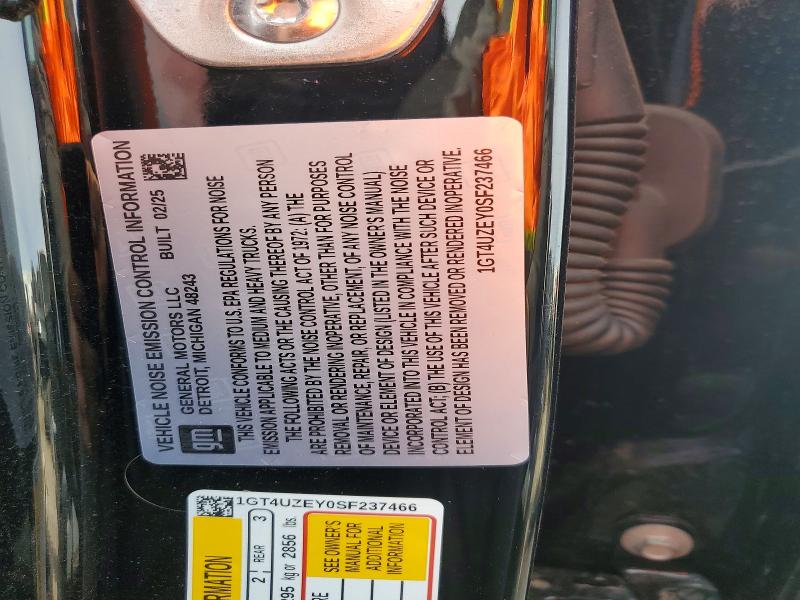 50056886 :رقم المزاد ، 1GT4UZEY0SF237466 vin ، 2025 Gmc Sierra مزاد بيع