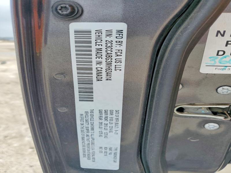 50649696 :رقم المزاد ، 2C3CCABG3MH634414 vin ، 2021 Chrysler 300 مزاد بيع