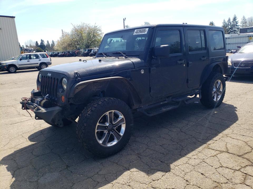 2013 Jeep Wrangler Unlimited მანქანა იყიდება აუქციონზე, vin: 1C4BJWDG0DL643534, აუქციონის ნომერი: 48396886