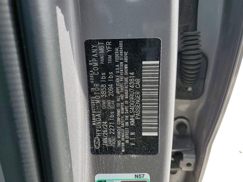 Aukcja sprzedaży 2024 Hyundai Elantra, vin: KMHLS4DG9RU743814, numer aukcji: 49661236