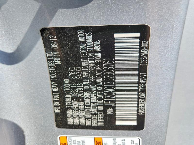 Продажа на аукционе авто 2013 Subaru Brz, vin: JF1ZCAC13D2603761, номер лота: 50666456