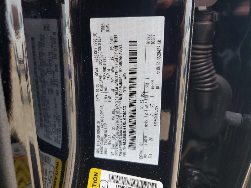 Продаж на аукціоні авто 2025 Ford Bronco, vin: 1FMDE8BH1SLA75033, номер лоту: 51677726