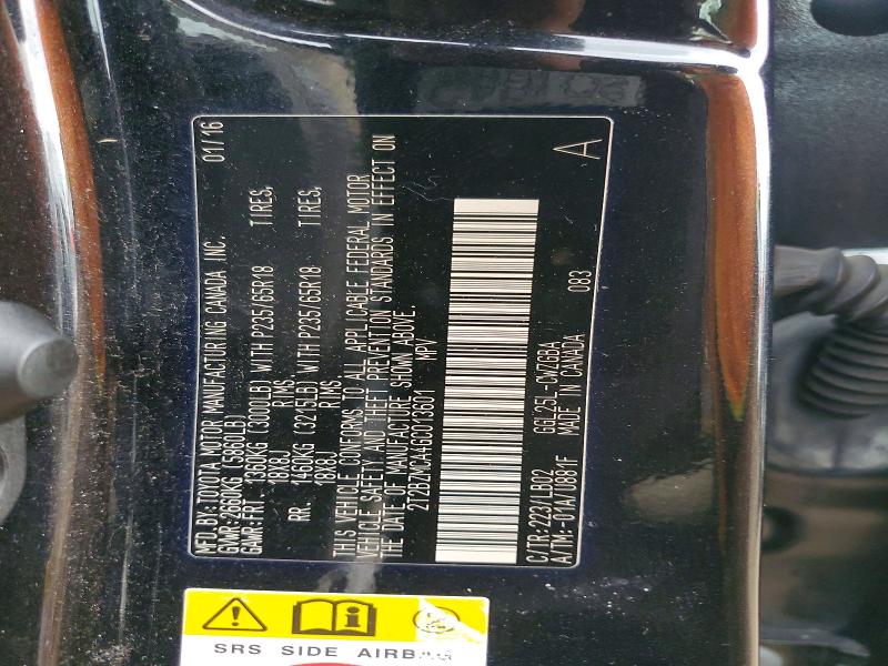 Aukcja sprzedaży 2016 Lexus Rx 350, vin: 2T2BZMCA4GC013601, numer aukcji: 51588116