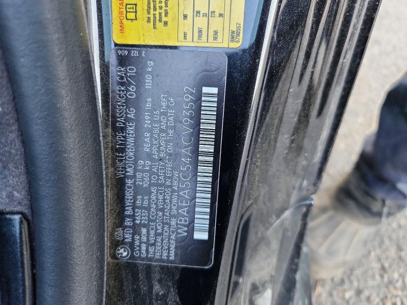Aukcja sprzedaży 2010 Bmw 650, vin: WBAEA5C54ACV93592, numer aukcji: 50696916