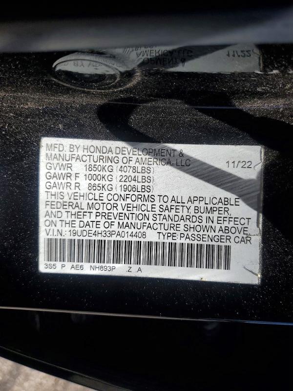 Продажа на аукционе авто 2023 Acura Integra, vin: 19UDE4H33PA014408, номер лота: 51122936
