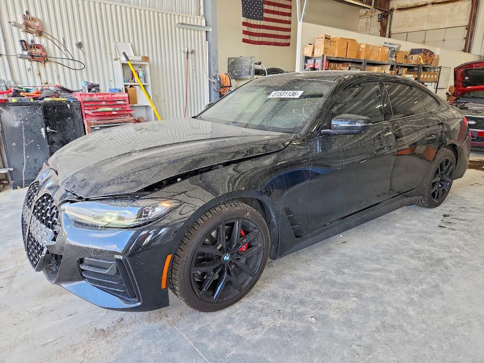 2023 Bmw 430xi მანქანა იყიდება აუქციონზე, vin: WBA73AV02PFP13040, აუქციონის ნომერი: 51531136