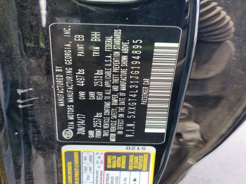49504036 :رقم المزاد ، 5XXGT4L31JG194895 vin ، 2018 Kia Optima مزاد بيع