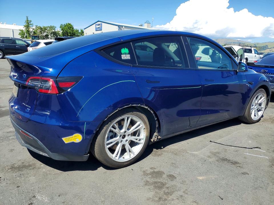 2020 Tesla Model Y მანქანა იყიდება აუქციონზე, vin: 5YJYGDEF0LF005580, აუქციონის ნომერი: 49303686