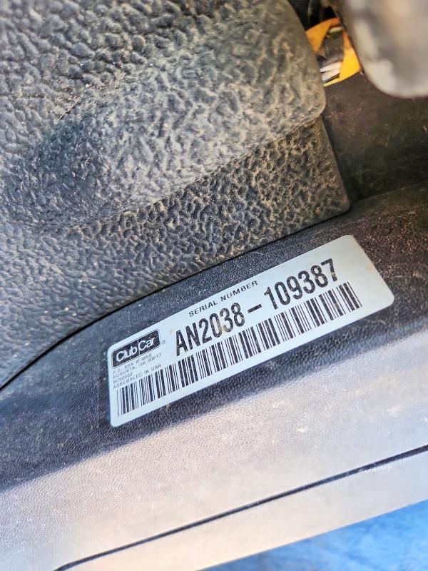 49576376 :رقم المزاد ، AN2038109387 vin ، 2020 Club Car Unknown مزاد بيع