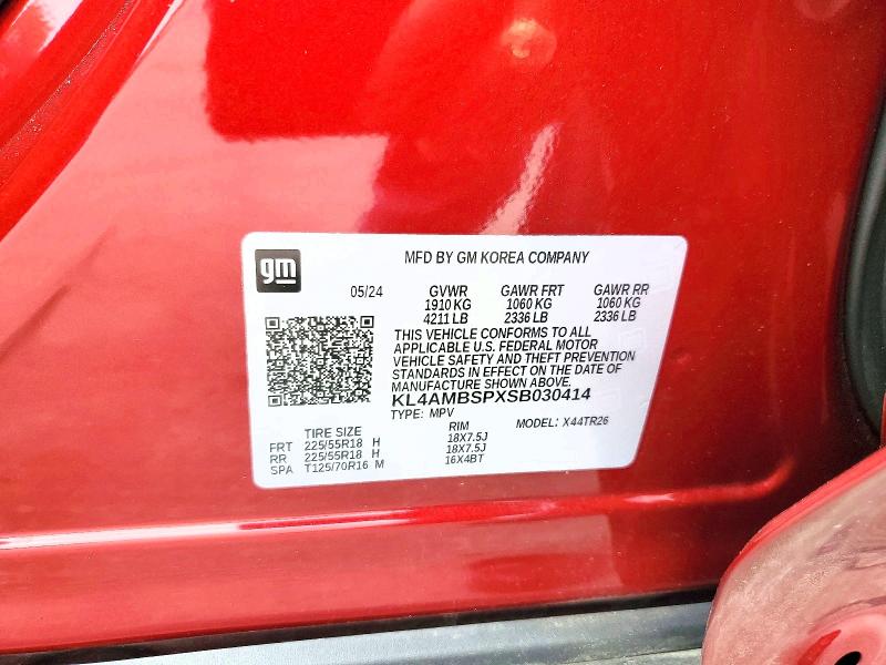 Продажа на аукционе авто 2025 Buick Encore Gx, vin: KL4AMBSPXSB030414, номер лота: 49597506