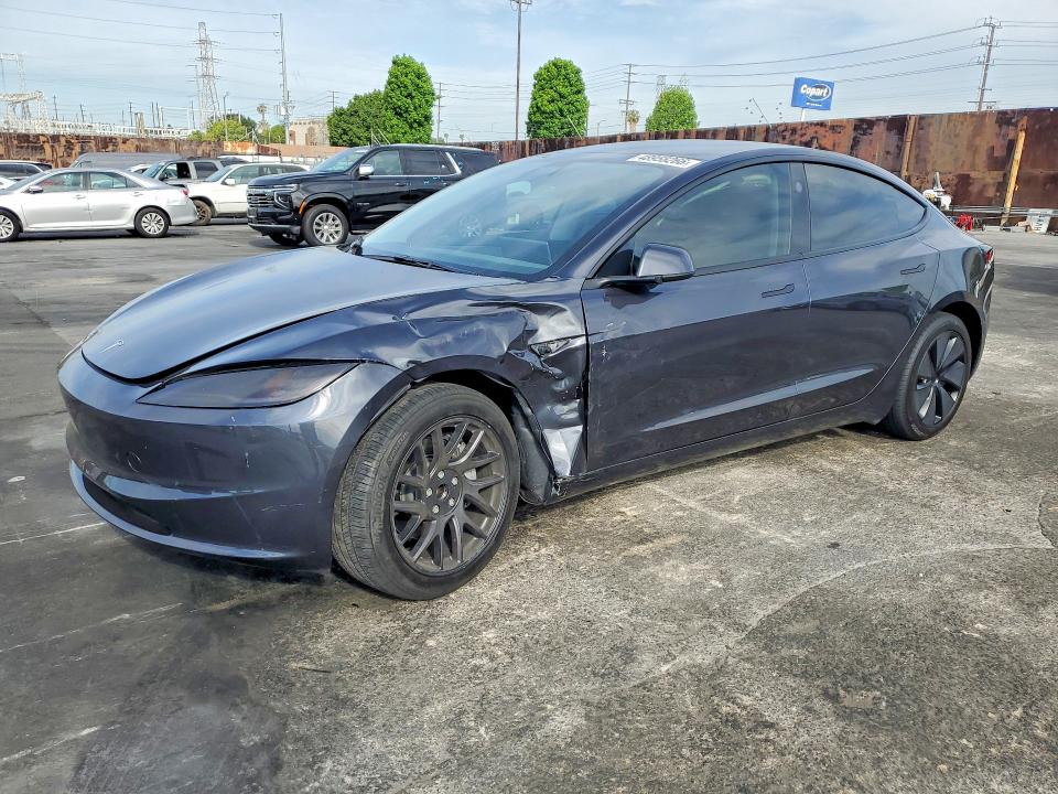 2025 Tesla Model 3 მანქანა იყიდება აუქციონზე, vin: 5YJ3E1EA5SF030864, აუქციონის ნომერი: 48958266