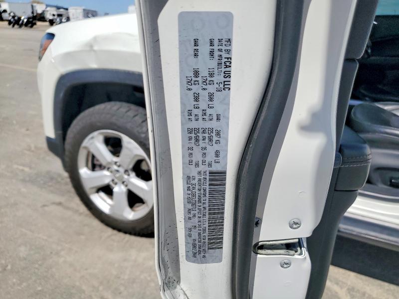 Aukcja sprzedaży 2018 Jeep Compass, vin: 3C4NJDBB3JT392713, numer aukcji: 50671766
