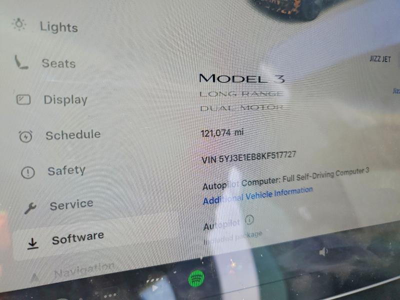 Aukcja sprzedaży 2019 Tesla Model 3, vin: 5YJ3E1EB8KF517727, numer aukcji: 48610566