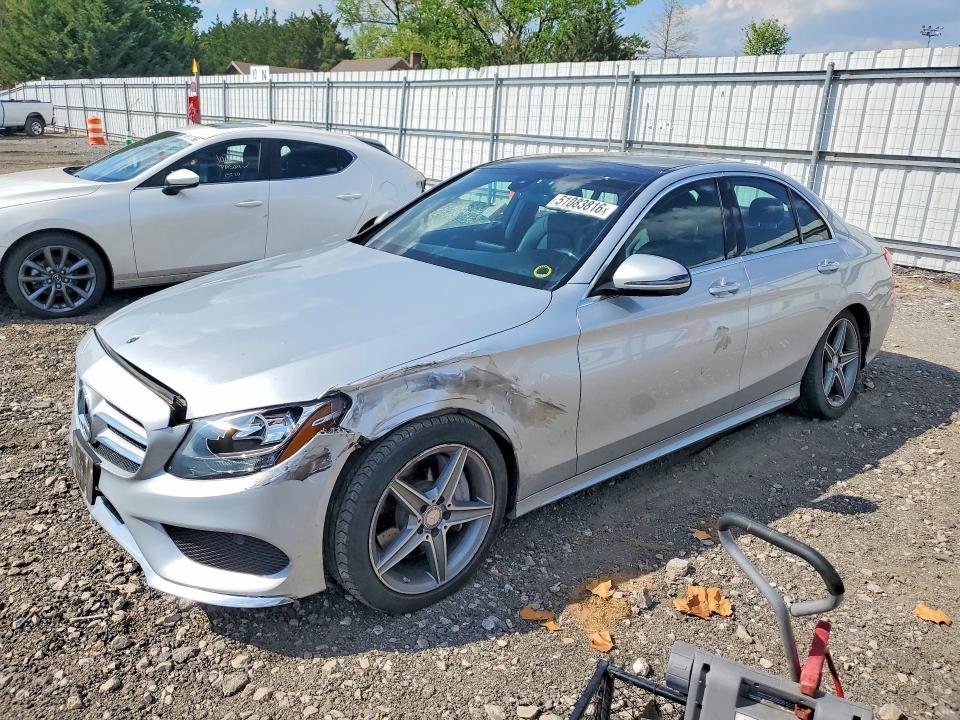 Продаж на аукціоні авто 2017 Mercedes-benz C, vin: WDDWF4KB3HR217246, номер лоту: 51083816