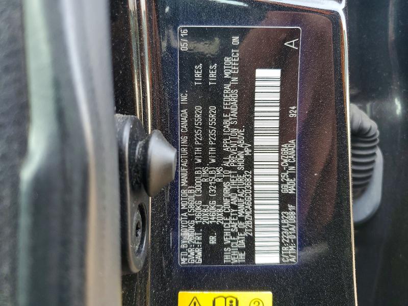 49270666 :رقم المزاد ، 2T2BZMCA6GC036832 vin ، 2016 Lexus Rx 350 مزاد بيع