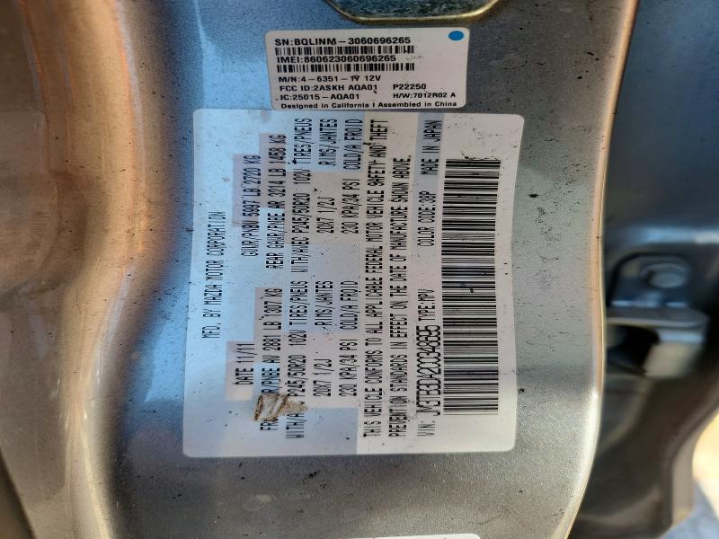 48785976 :رقم المزاد ، JM3TB3DA2C0348695 vin ، 2012 Mazda Cx9 مزاد بيع