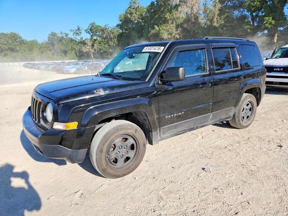 2015 Jeep Patriot მანქანა იყიდება აუქციონზე, vin: 1C4NJRFB8FD291333, აუქციონის ნომერი: 51081476