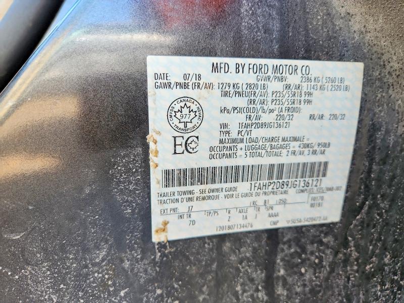 Aukcja sprzedaży 2018 Ford Taurus, vin: 1FAHP2D89JG136121, numer aukcji: 46430596