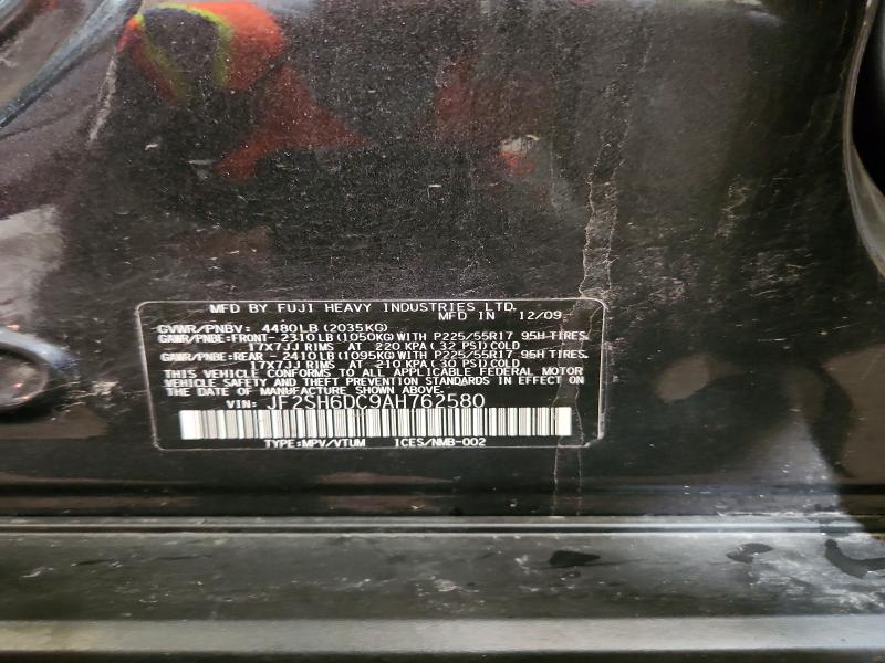 Продаж на аукціоні авто 2010 Subaru Forester, vin: JF2SH6DC9AH762580, номер лоту: 51444906