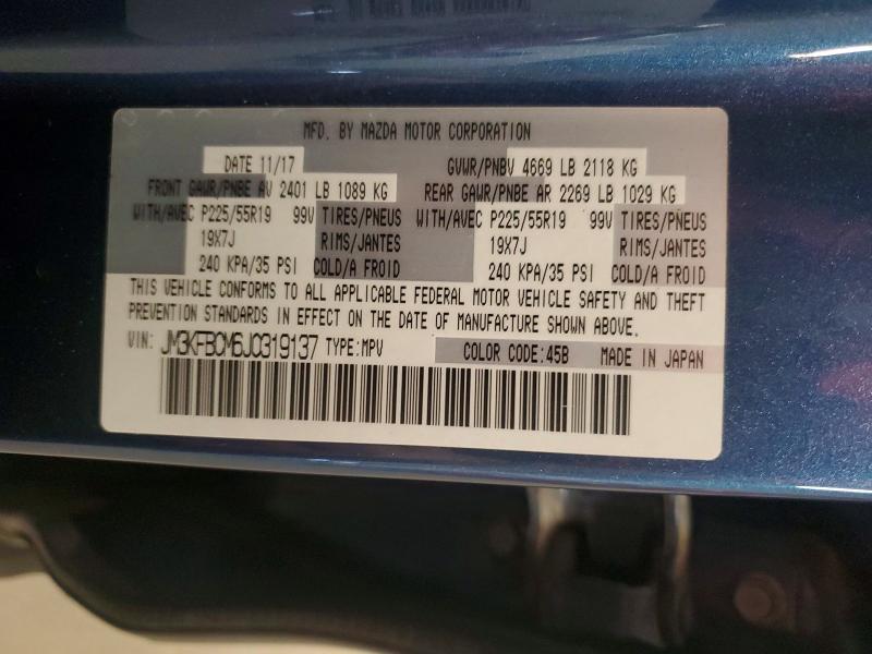 Auction sale of the 2018 Mazda Cx-5, vin: JM3KFBCM6J0319137, lot number: 50773546
