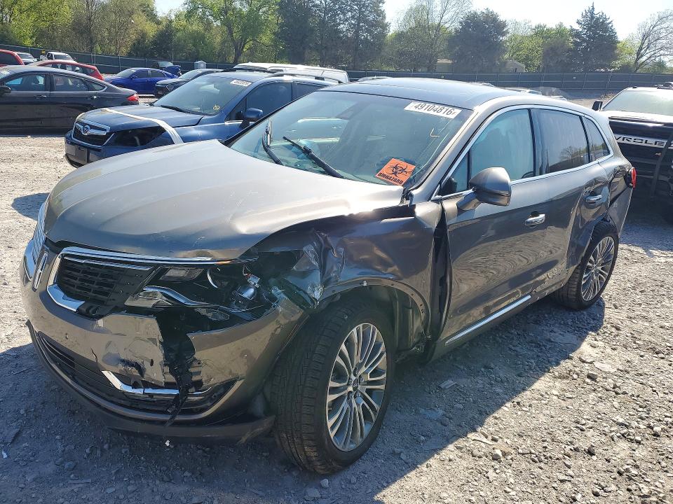 49104816 :رقم المزاد ، 2LMTJ8LR7GBL60975 vin ، 2016 Lincoln Mkx مزاد بيع