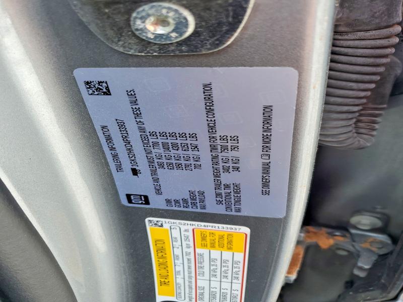 51849156 :رقم المزاد ، 1GKS2HKD4PR133937 vin ، 2023 Gmc Yukon Xl مزاد بيع