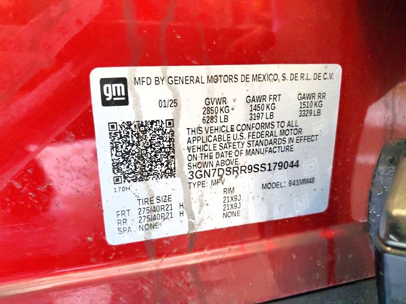 50963226 :رقم المزاد ، 3GN7DSRR9SS179044 vin ، 2025 Chevrolet Equinox مزاد بيع
