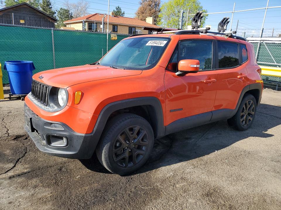 51894056 :رقم المزاد ، ZACCJBBH6HPG27848 vin ، 2017 Jeep Renegade مزاد بيع